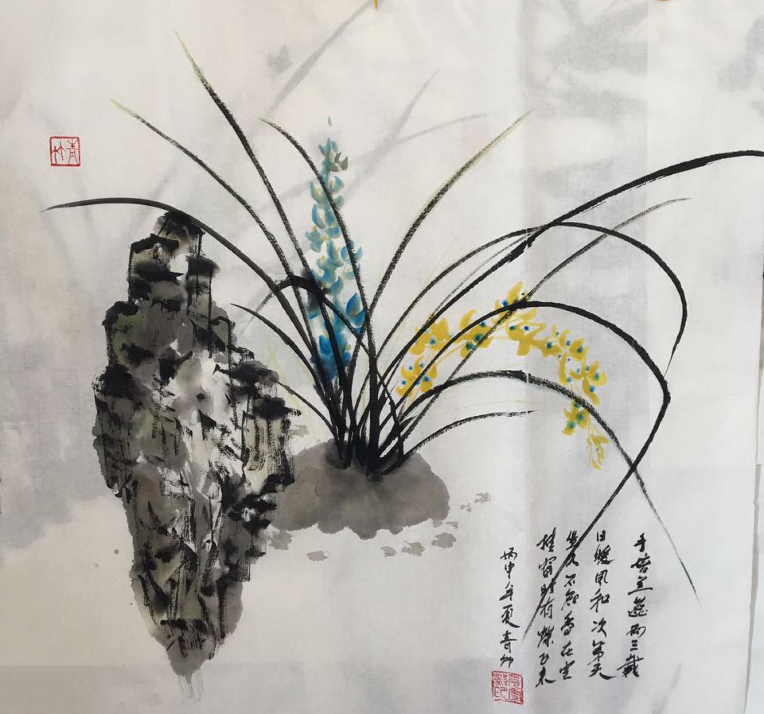 肖雪毅国画作品《【花草】作者肖雪毅》【图0】