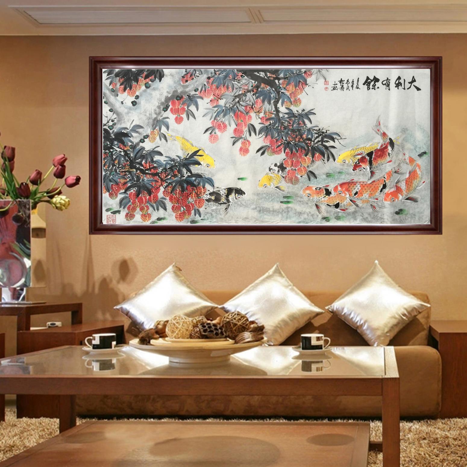 谭松涛国画作品《【大利有余】作者谭松涛》【图3】