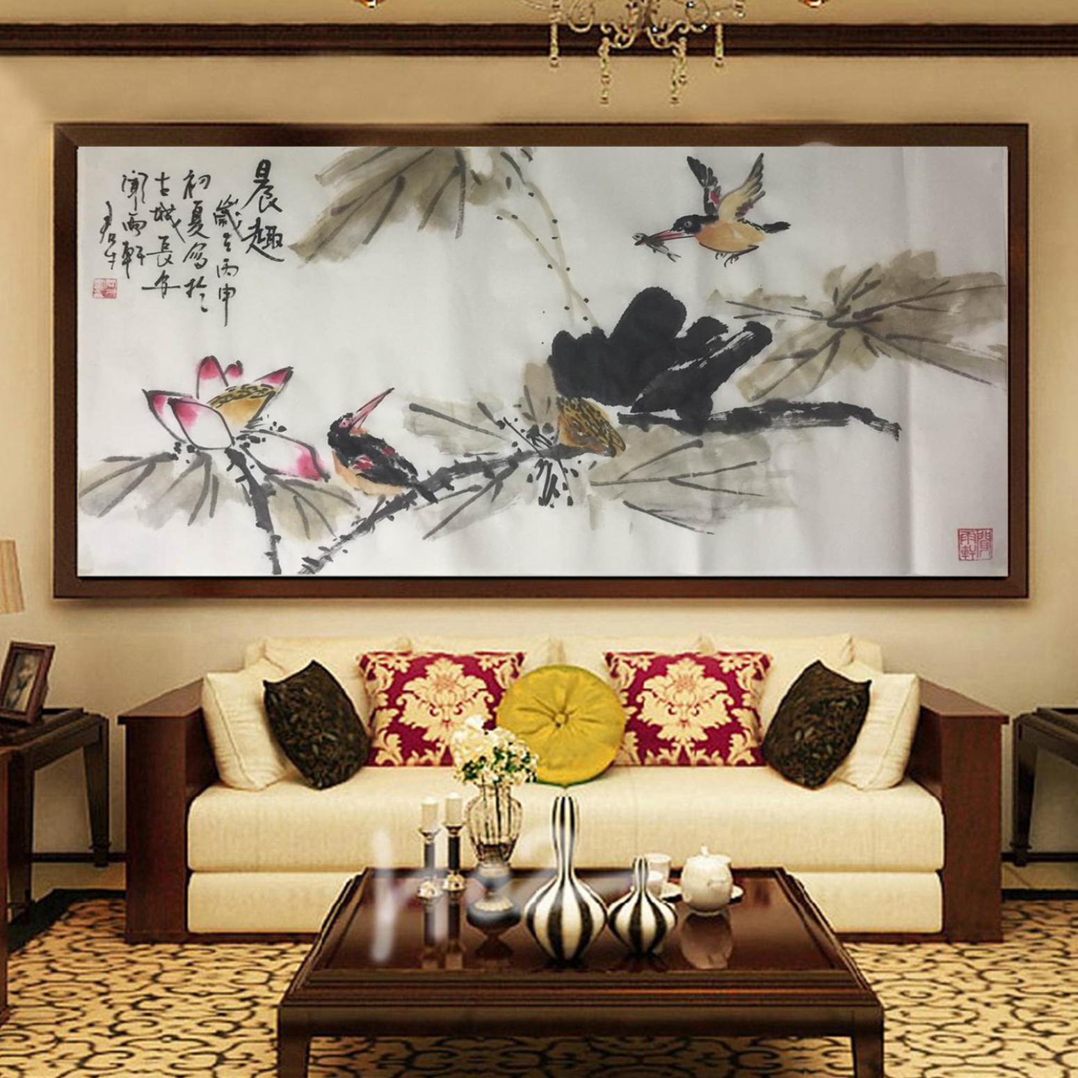 田君才国画作品《【晨趣】作者田君才》【图3】