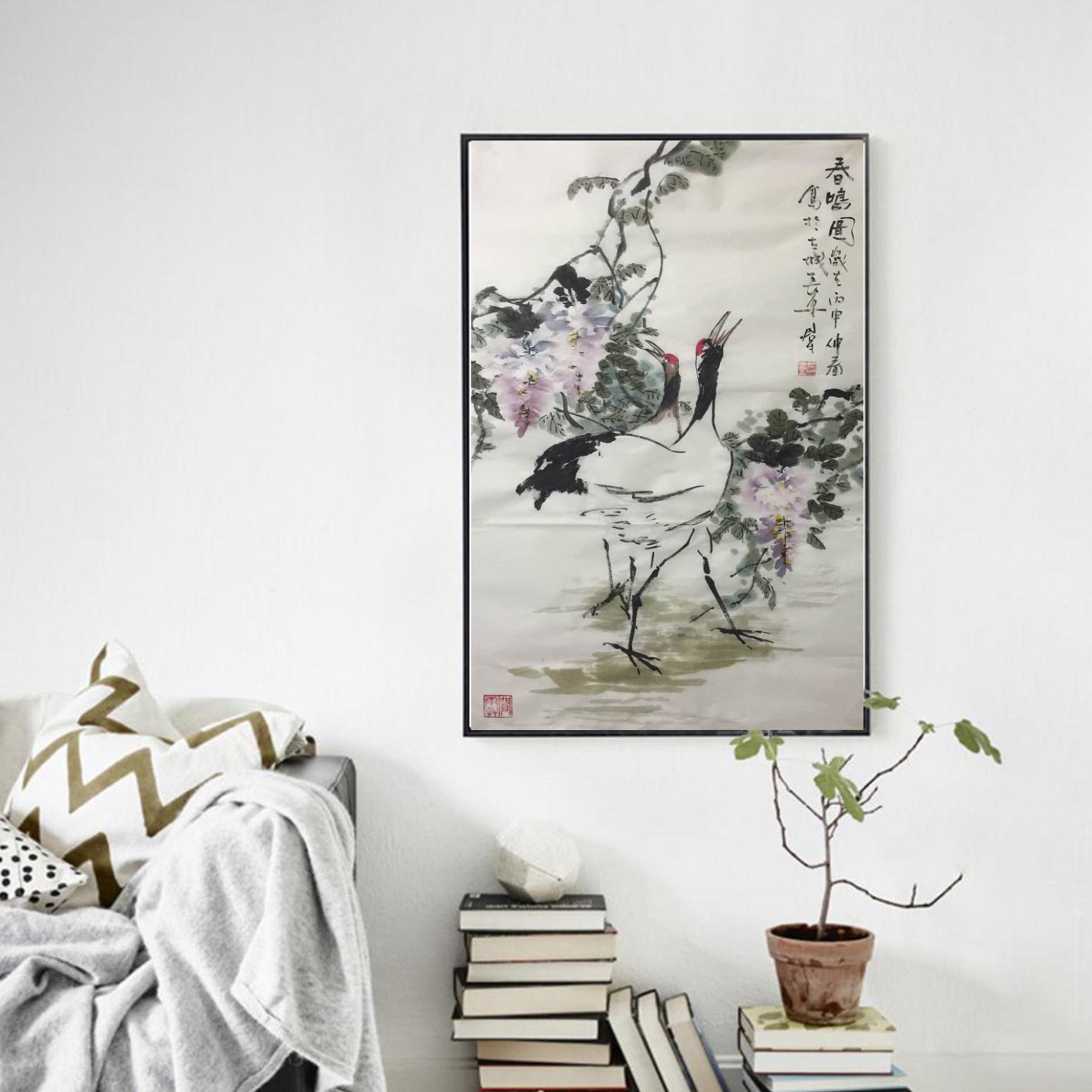 田君才国画作品《【春鸣图】作者田君才》【图3】