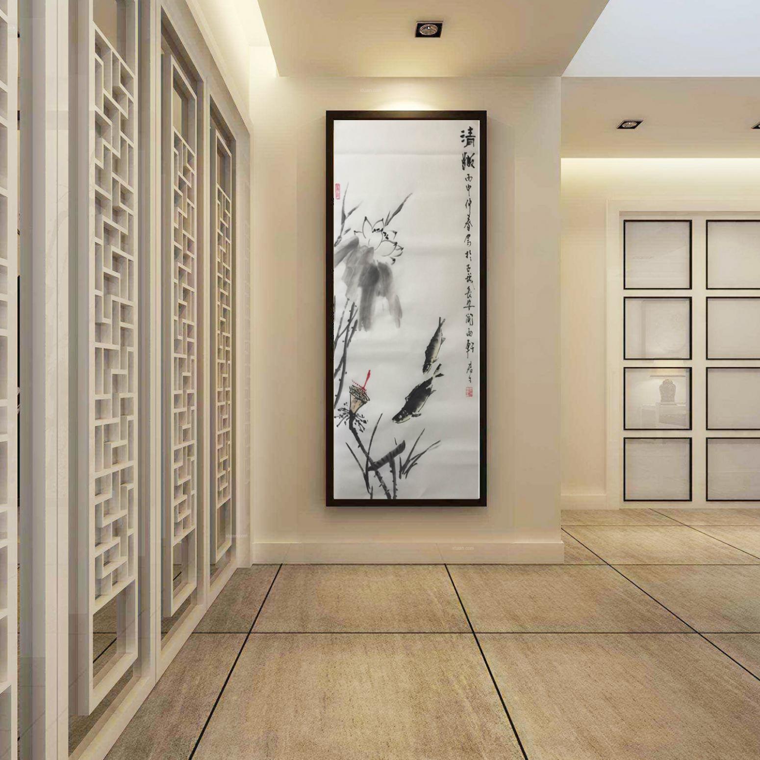 田君才国画作品《【水清有余】作者田君才》【图3】