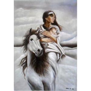 陈力油画作品《【母子】作者陈力》价格1220.00元