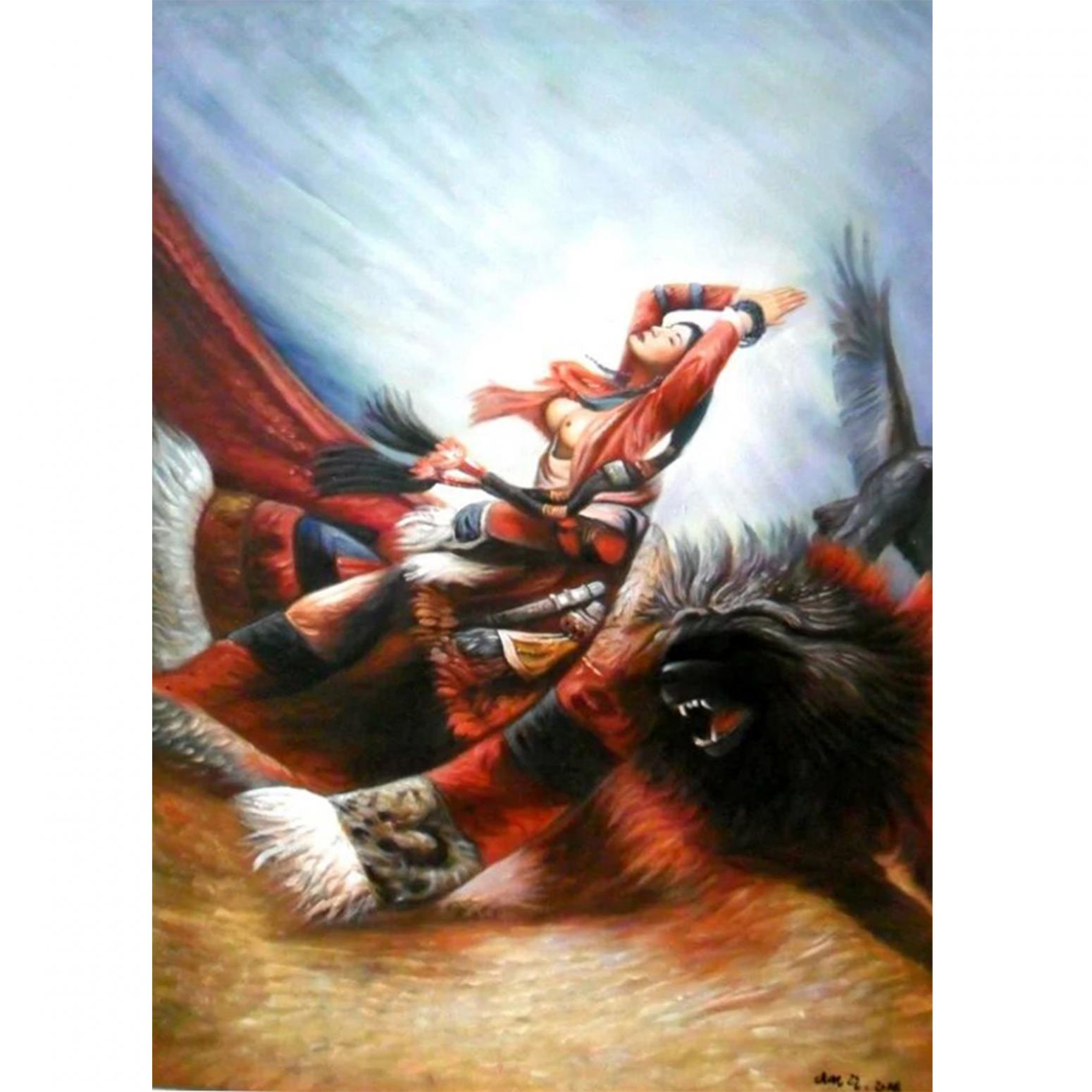 陈力油画作品《【油画】作者陈力》