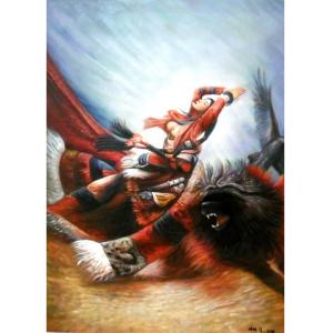 艺术品图片：艺术家陈力油画作品名称《【油画】作者陈力》价格600.00 元