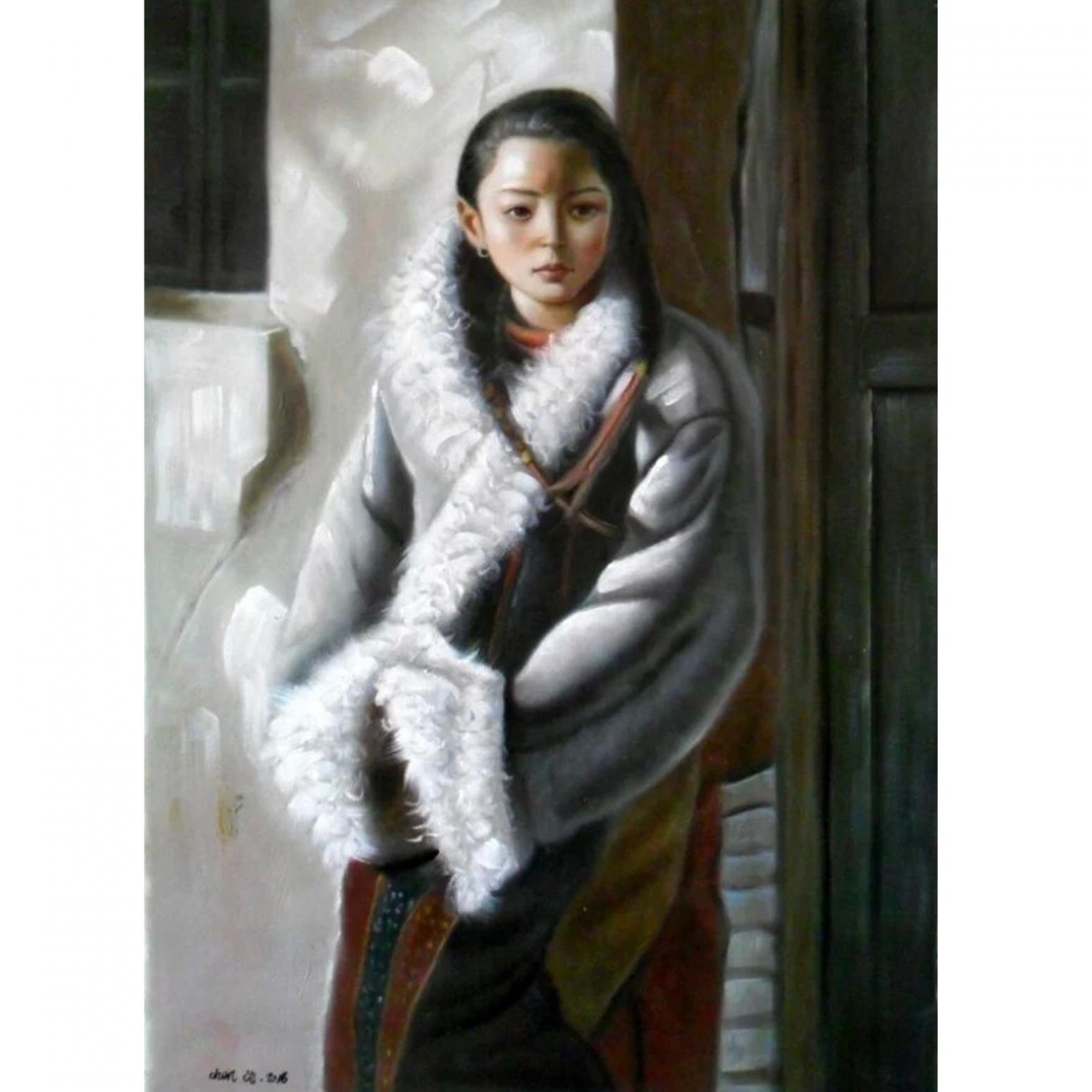 陈力油画作品《【油画13】作者陈力》