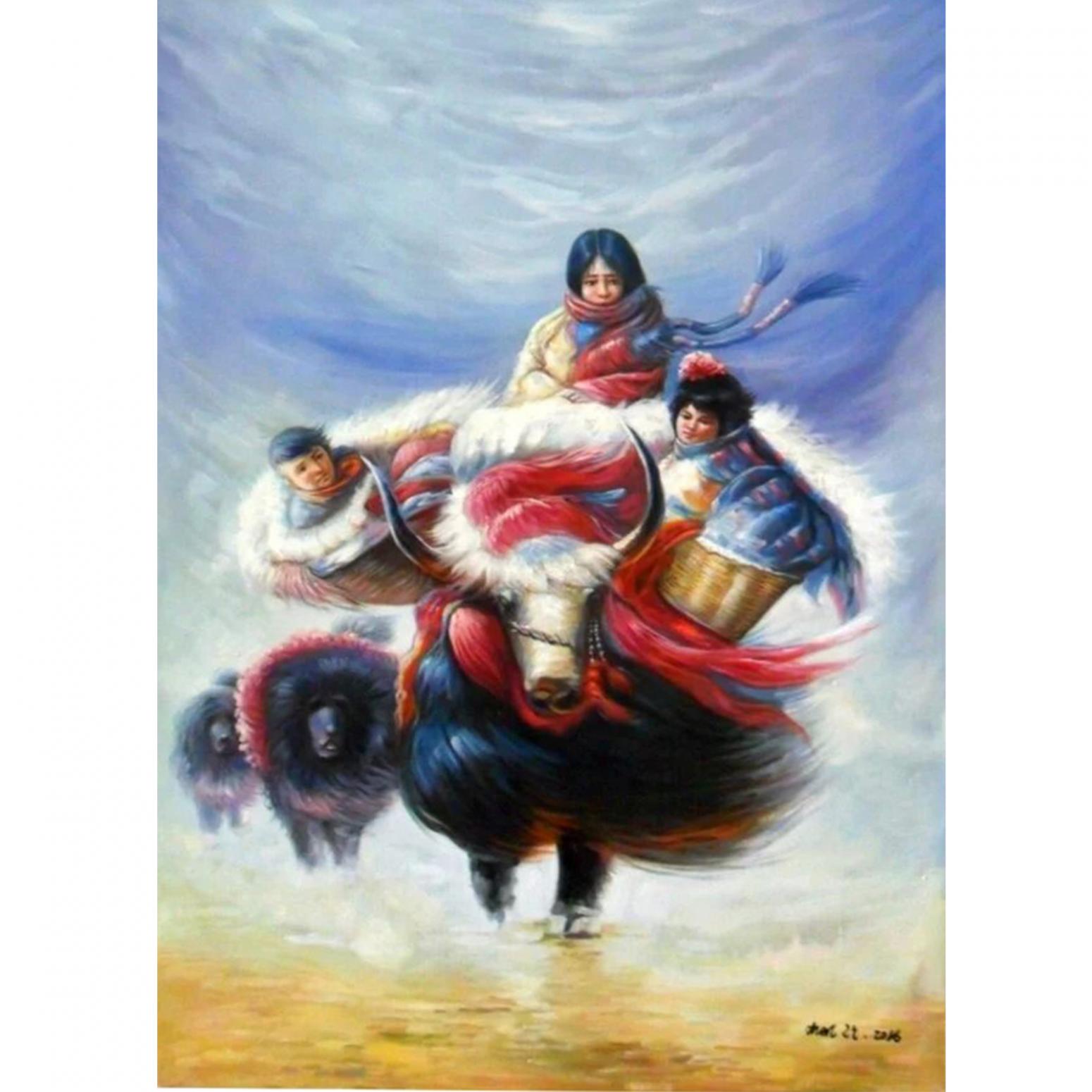 陈力油画作品《【油画18】作者陈力》