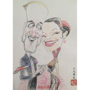 艺术品图片：艺术家丁月光文玩杂项作品名称《【肖像3】作者丁月光》价格1200.00 元