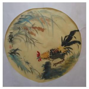 艺术品图片：艺术家柳春雷国画作品名称《【花鸟3】作者柳春雷》价格720.00 元