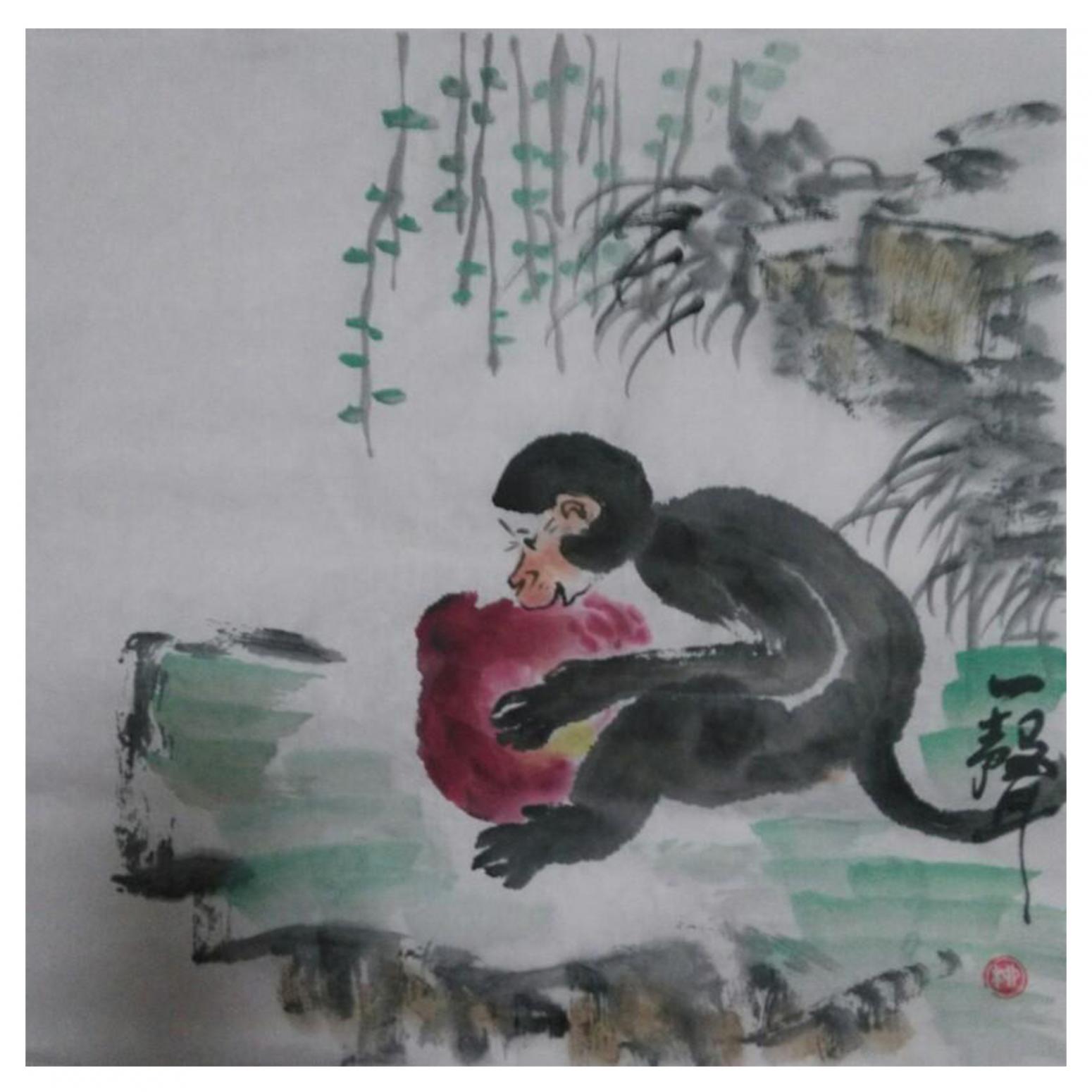 柳春雷国画作品《【花鸟5】作者柳春雷》