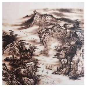 艺术品图片：艺术家孙传海国画作品名称《【山水3】作者孙传海》价格1920.00 元