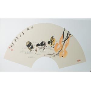 艺术品图片：艺术家王世军国画作品名称《【秋趣】作者王世军》议价