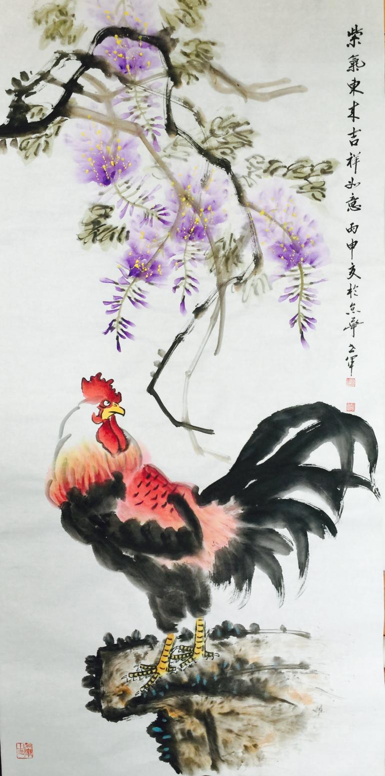 王世军国画作品《【花鸟1】》【图0】