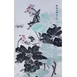 艺术品图片：艺术家王世军国画作品名称《【和谐生辉】》议价