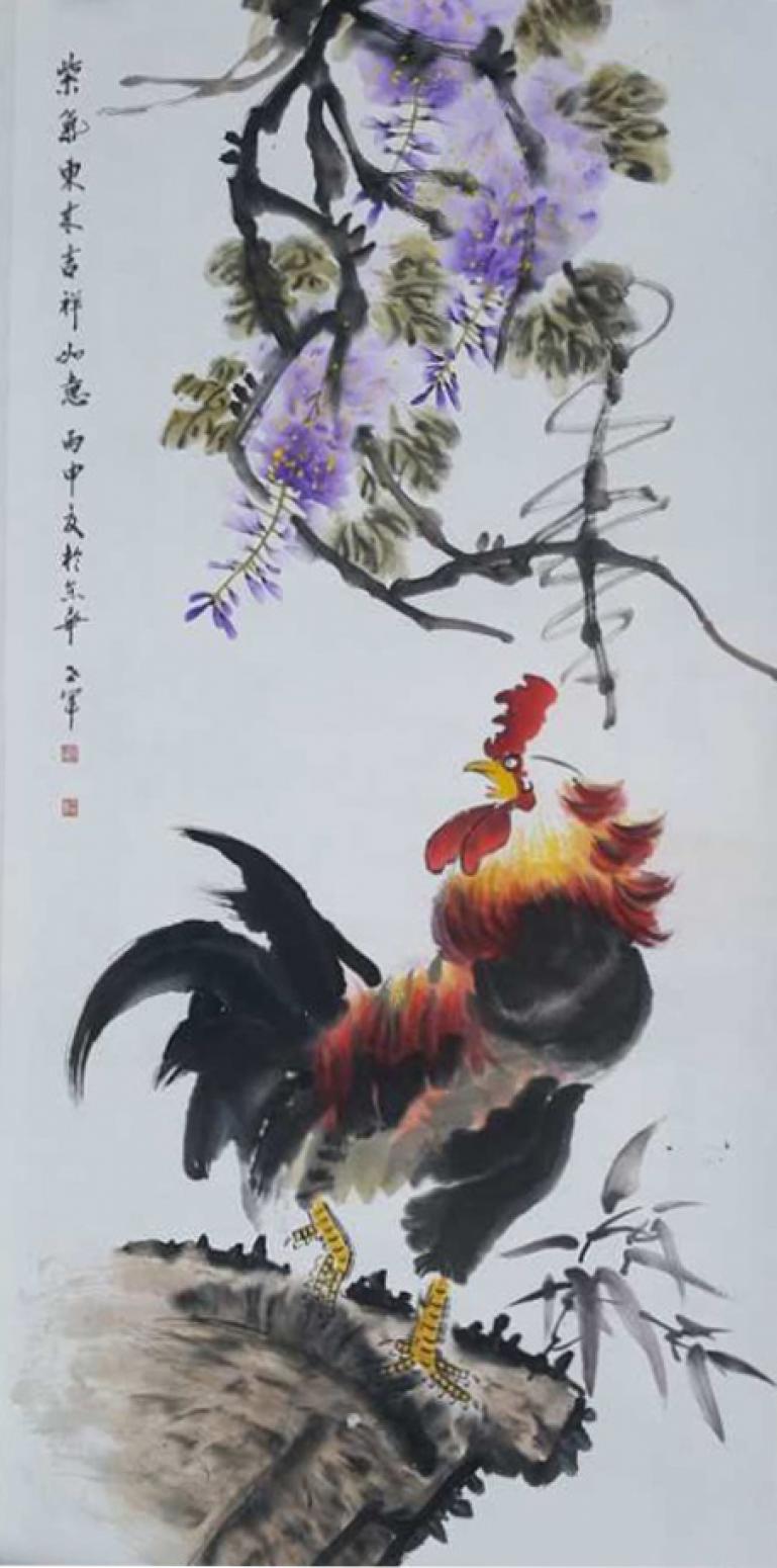 王世军国画作品《【花鸟7】作者王世军》【图0】