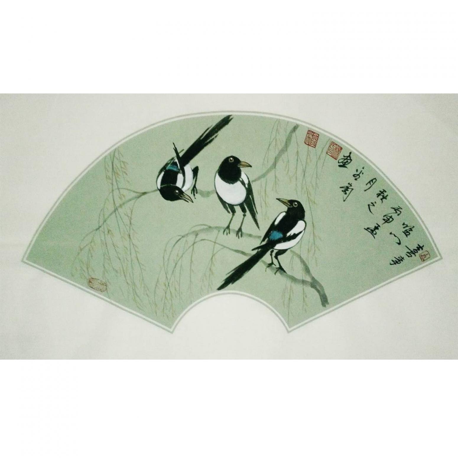 杨金岗国画作品《【花鸟】作者杨金岗》