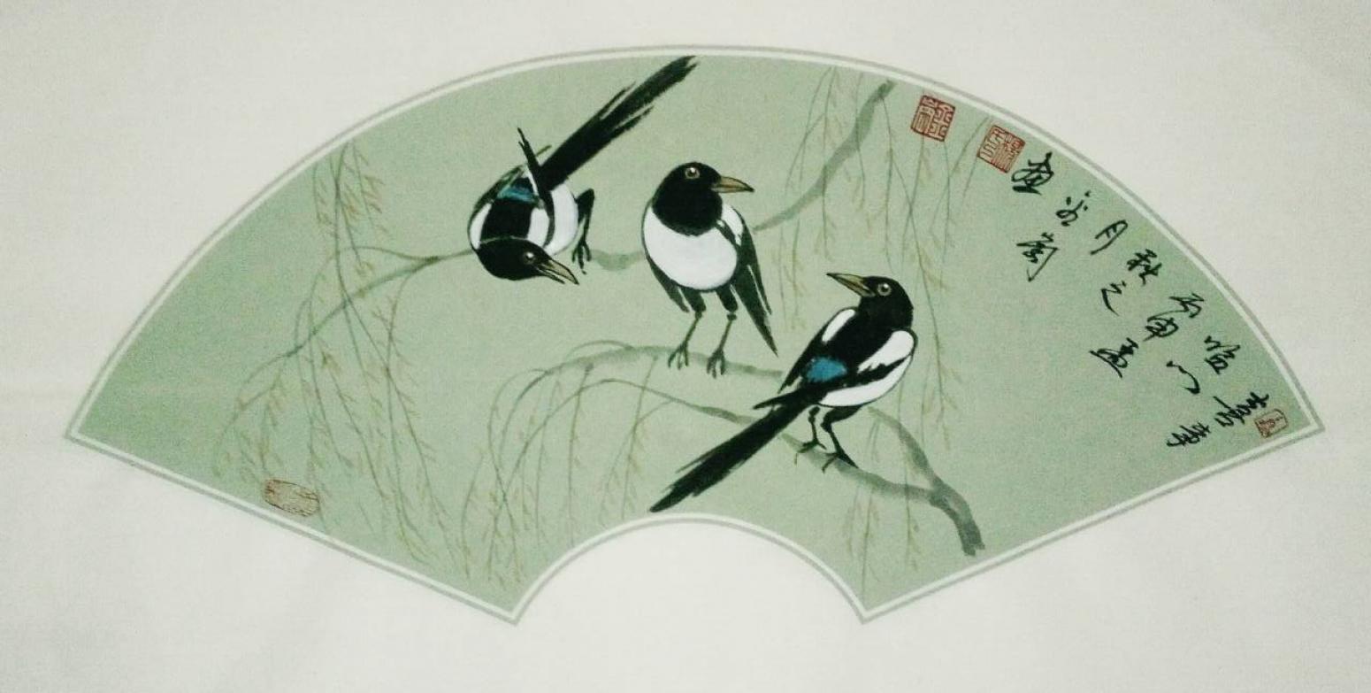 杨金岗国画作品《【花鸟】作者杨金岗》【图0】