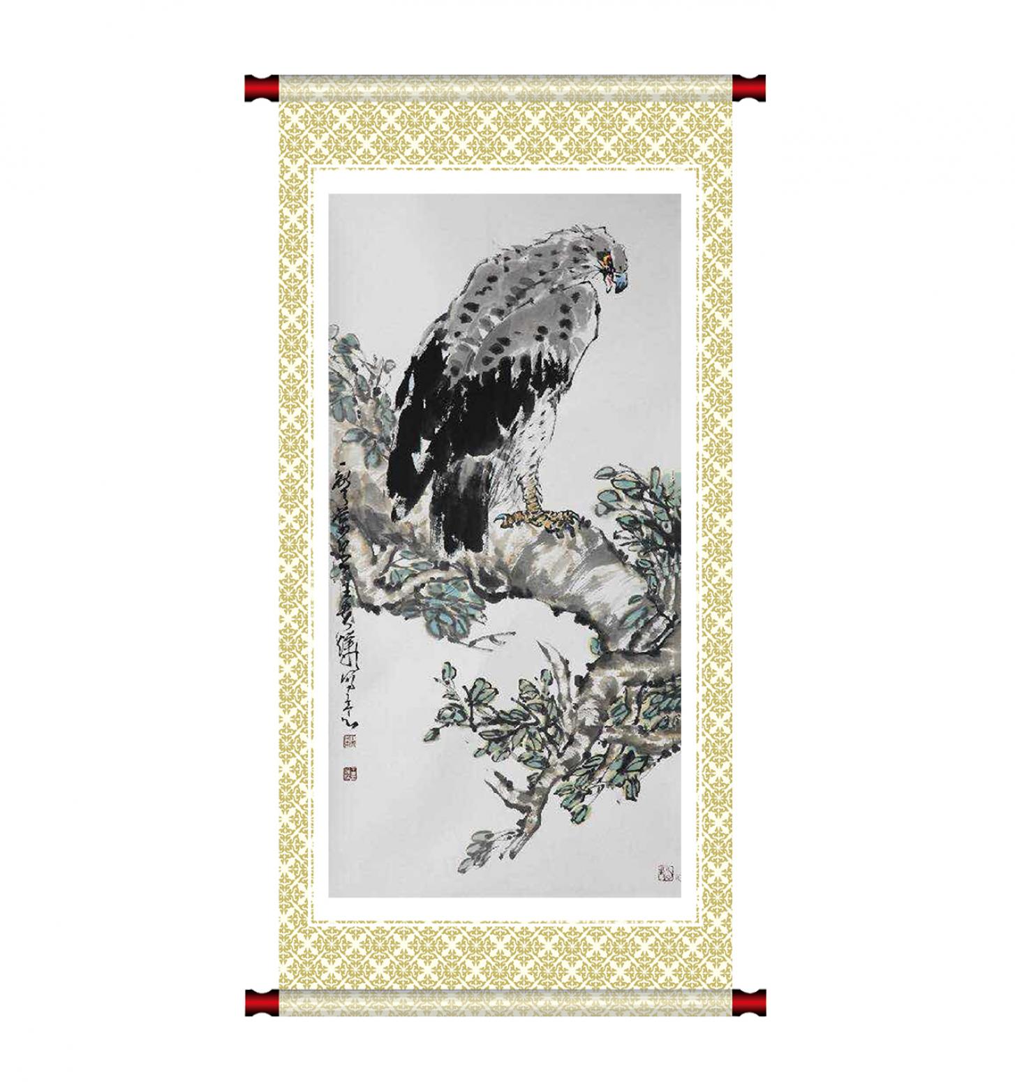 王贵烨国画作品《【雄风】作者王贵烨》【图1】