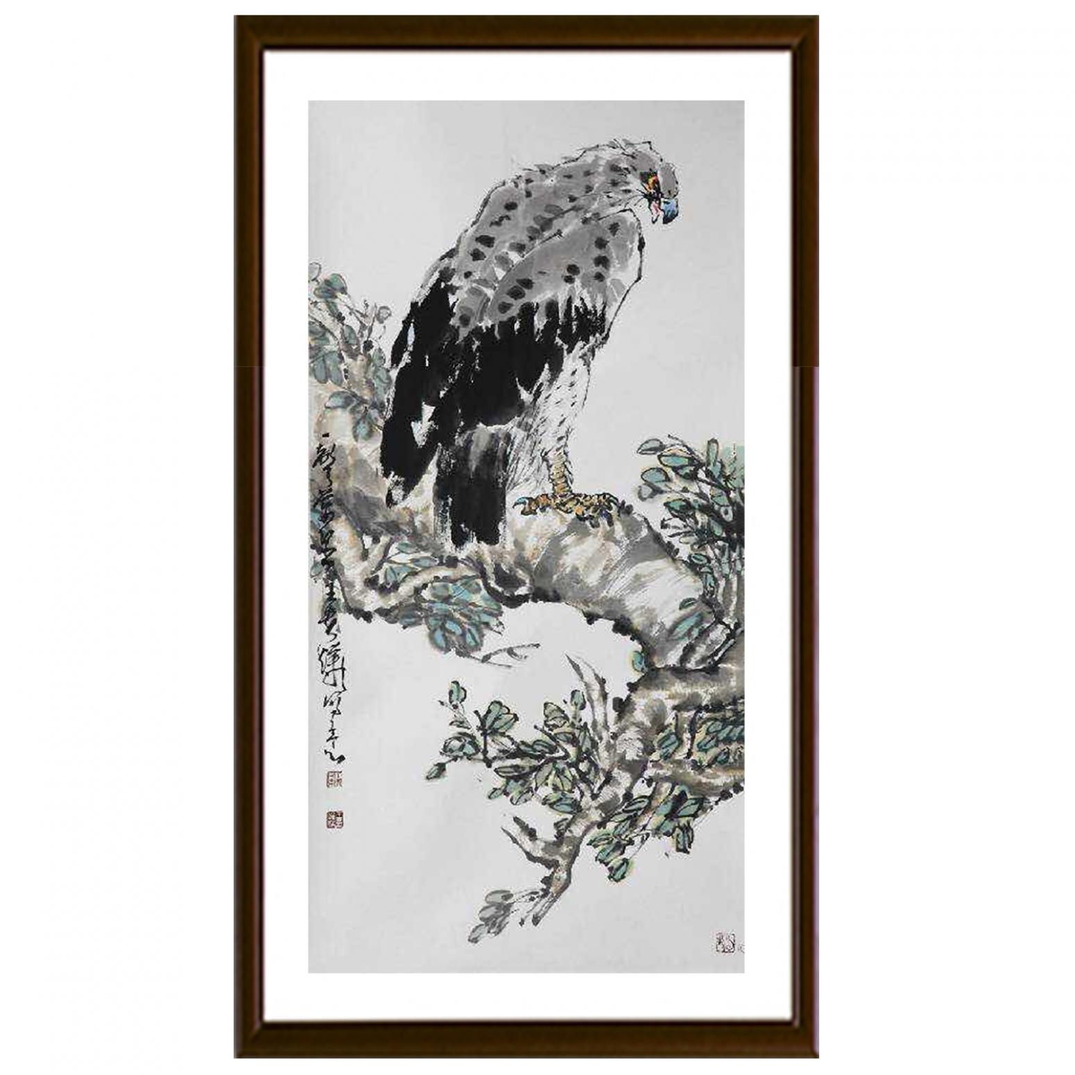 王贵烨国画作品《【雄风】作者王贵烨》【图2】