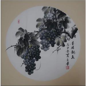 党文军国画作品《【葡萄7】作者党文军》价格1632.00元