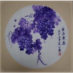 党文军国画作品《【葡萄11】作者党文军》价格1632.00元