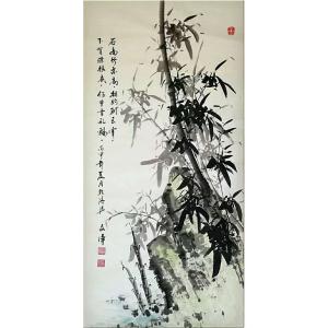 党文军国画作品《【竹子2】作者党文军》价格1872.00元