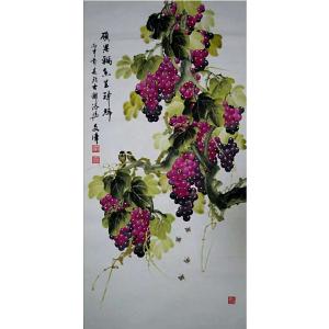 党文军国画作品《【葡萄17】作者党文军》价格3072.00元