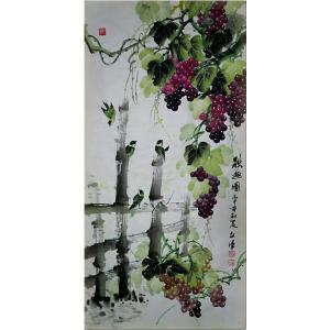 党文军国画作品《【葡萄18】作者党文军》价格3072.00元