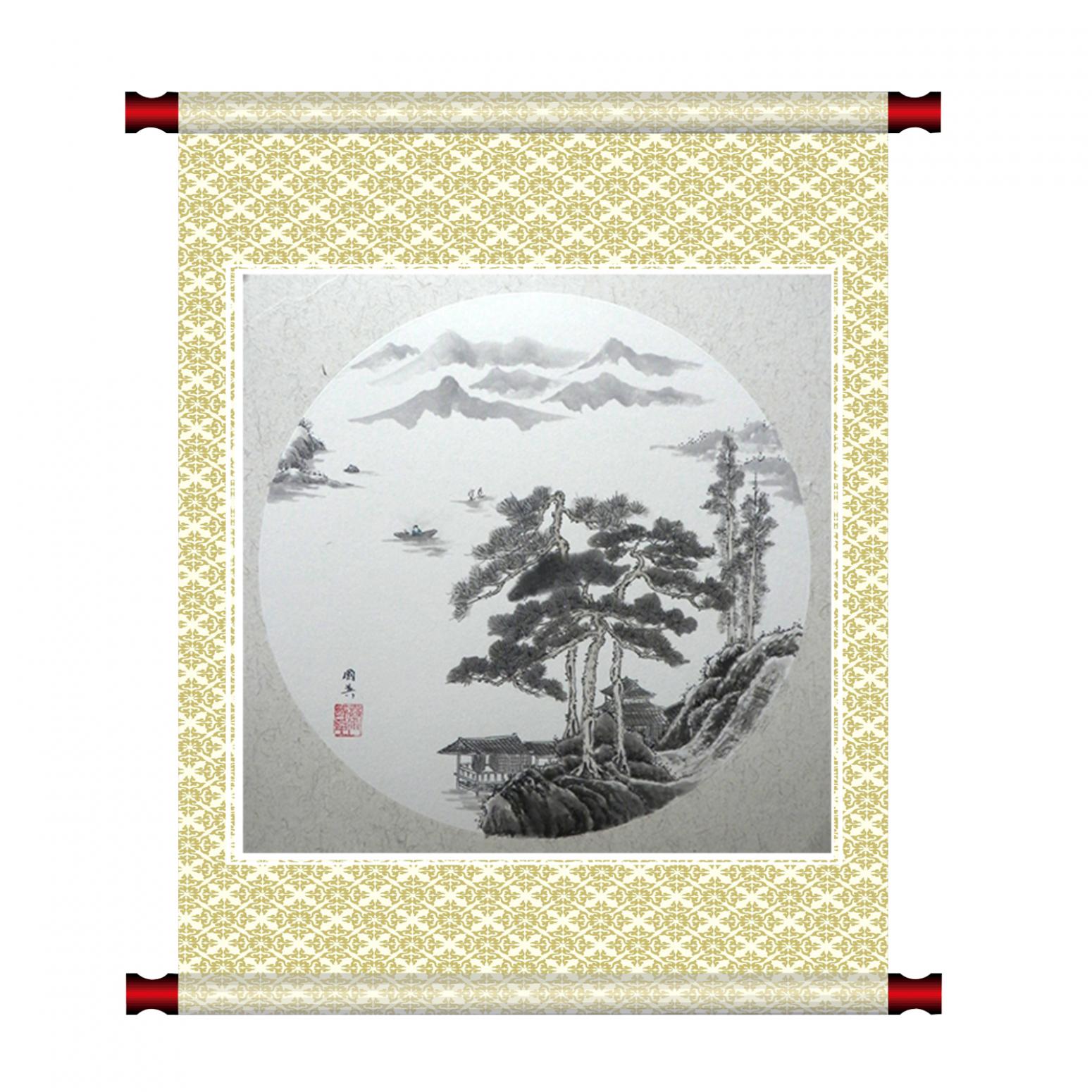 蔡国英国画作品《【水墨山水】作者蔡国英》【图1】