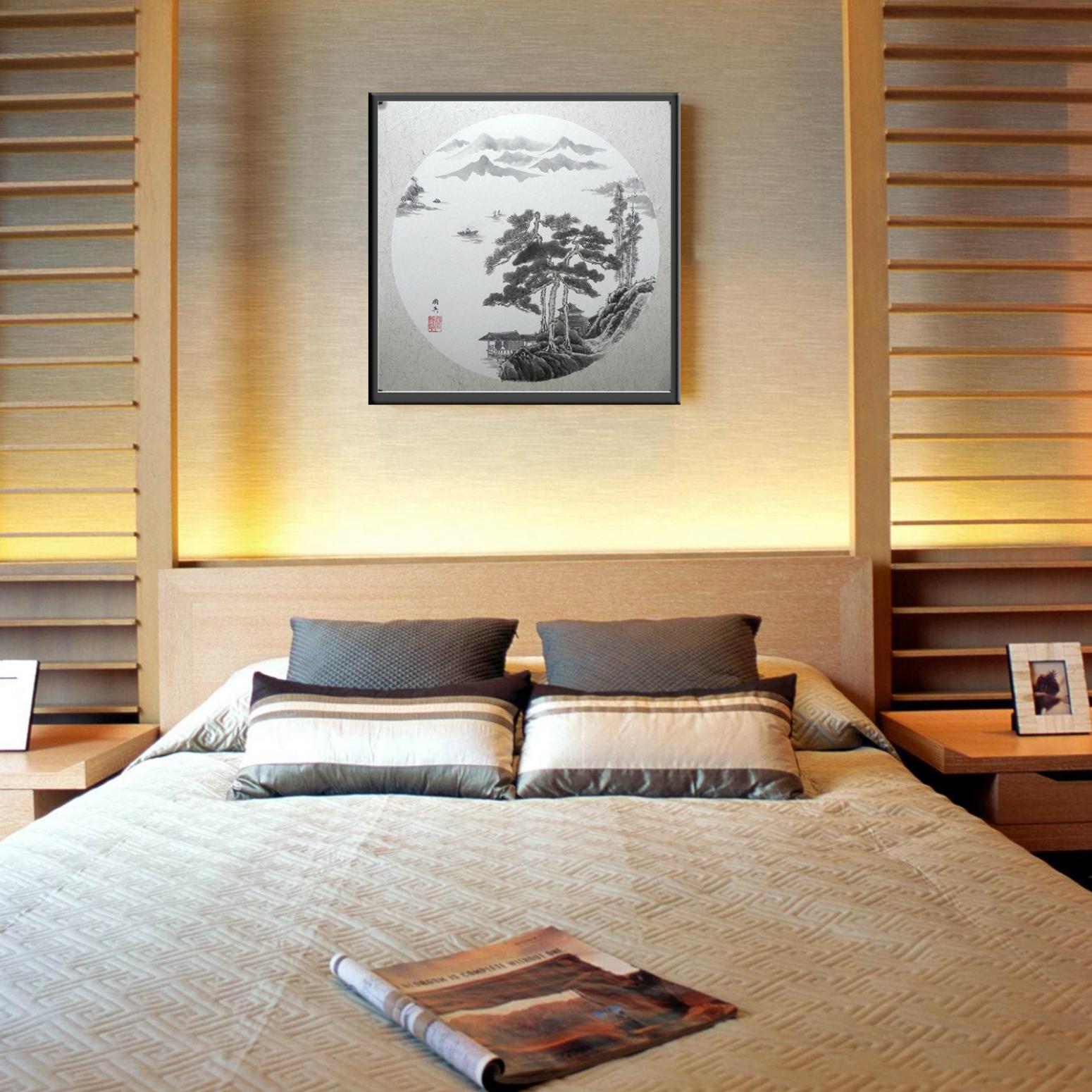 蔡国英国画作品《【水墨山水】作者蔡国英》【图3】