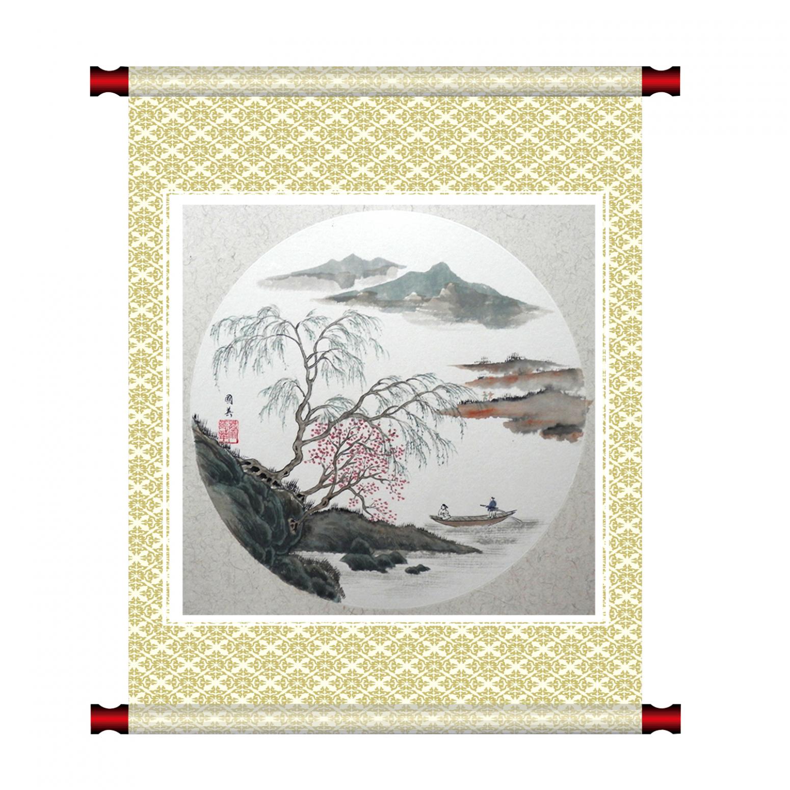 蔡国英国画作品《【水墨山水】作者蔡国英》【图1】