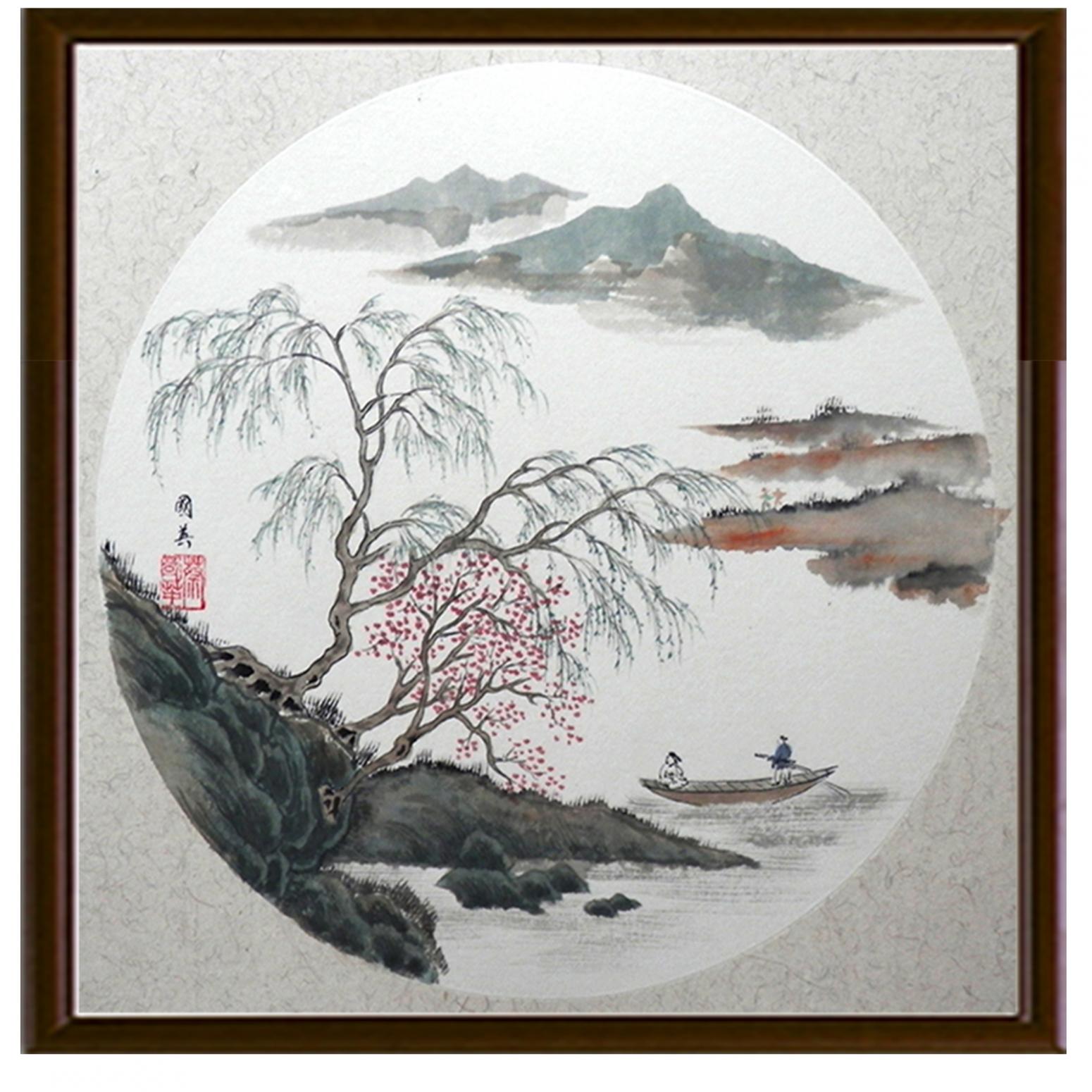 蔡国英国画作品《【水墨山水】作者蔡国英》【图2】