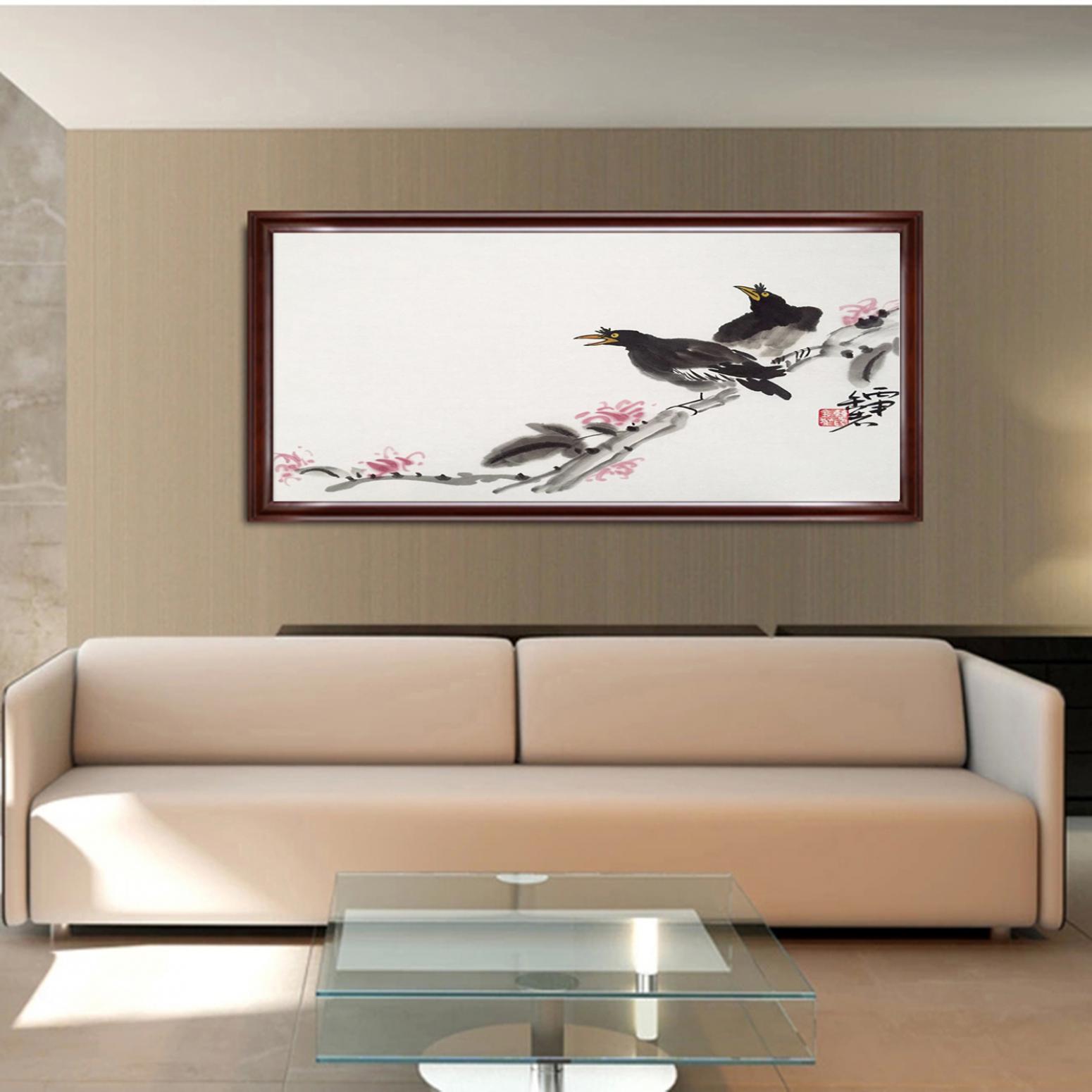 曹金华国画作品《【二鸟迎春】作者曹金华》【图3】