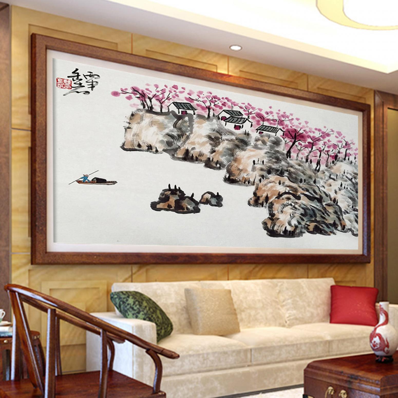 曹金华国画作品《【小舟人家】作者曹金华》【图3】