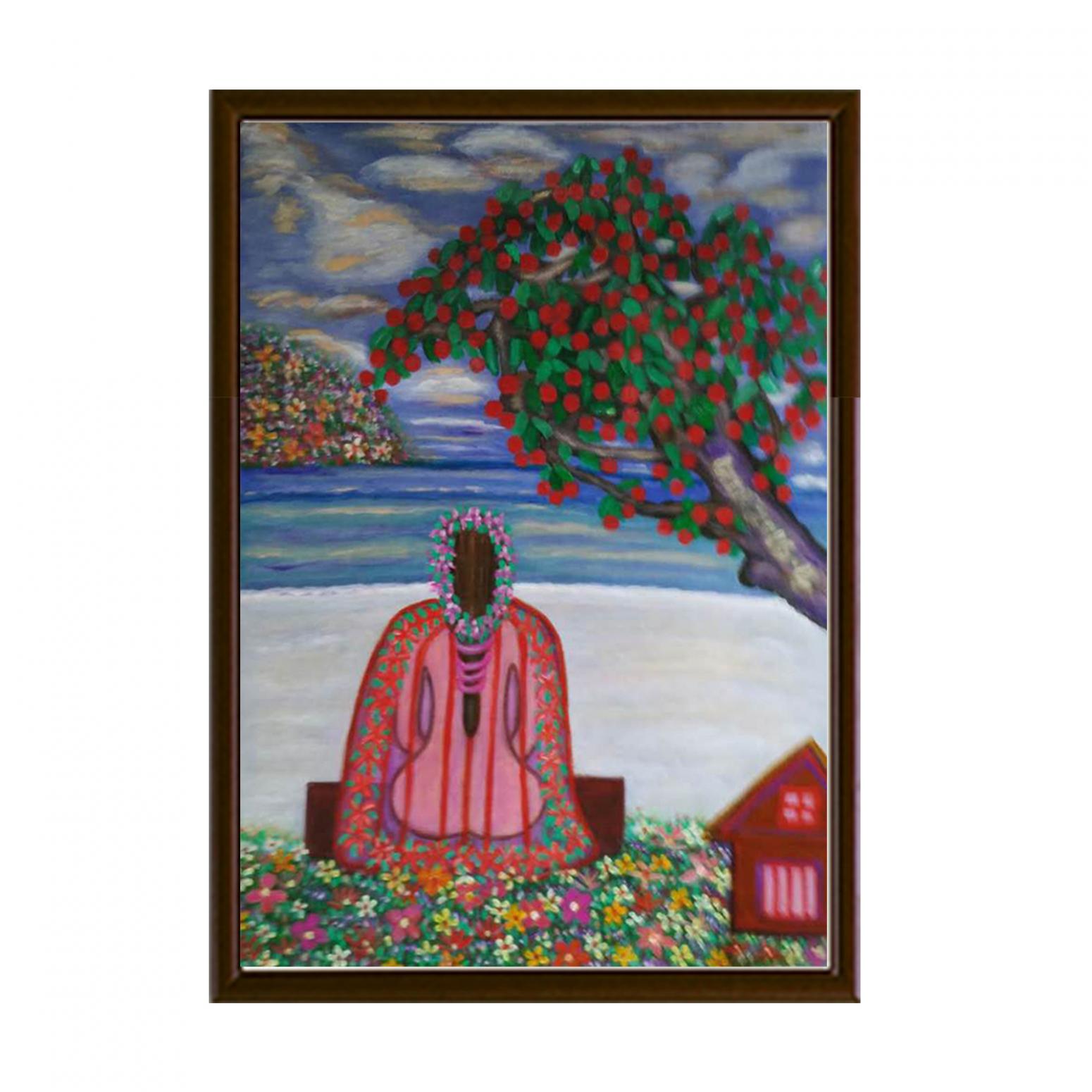 陈鸣婵油画作品《【想念远方的你】作者陈鸣婵》【图2】