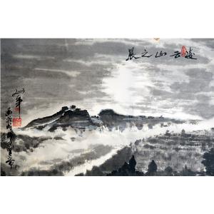 陶文祥国画作品《【凌云山之晨】作者陶文祥》价格866.00元