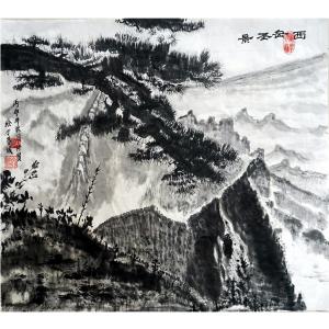 陶文祥国画作品《【西岳圣景】作者陶文祥》价格1440.00元
