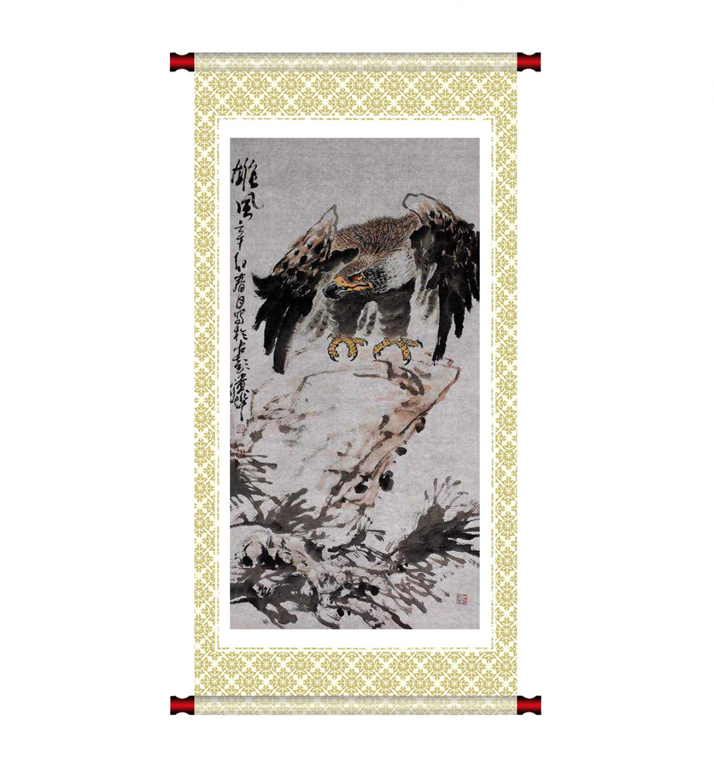 王贵烨国画作品《【雄风】作者王贵烨》【图1】