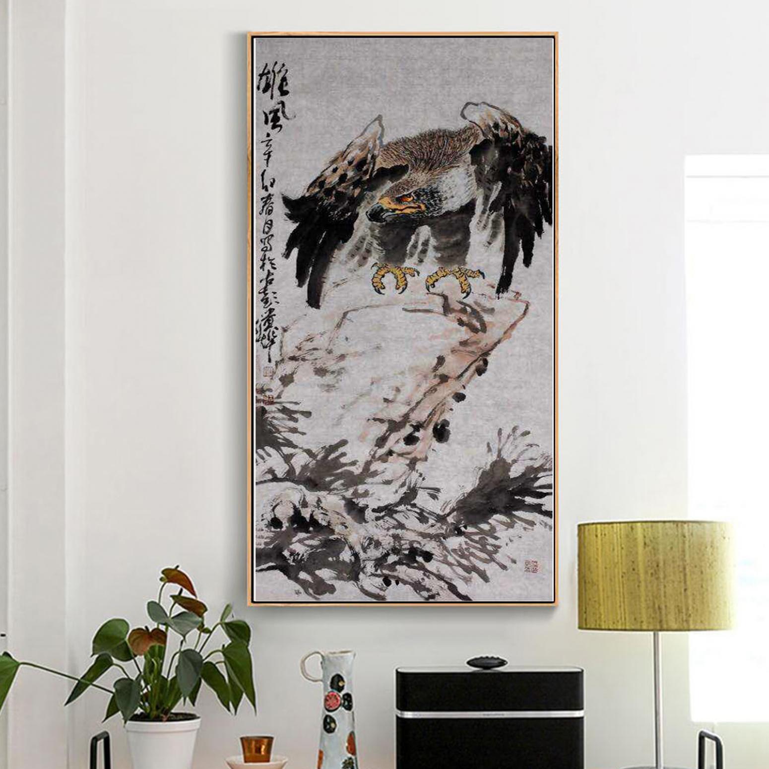 王贵烨国画作品《【雄风】作者王贵烨》【图3】