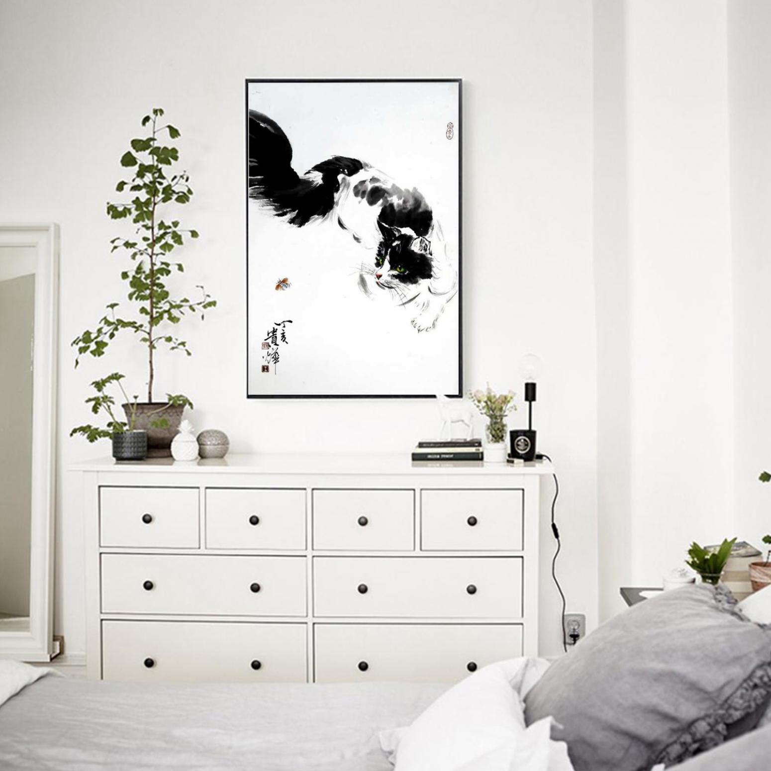 王贵烨国画作品《【憨态可掬】作者王贵烨》【图3】