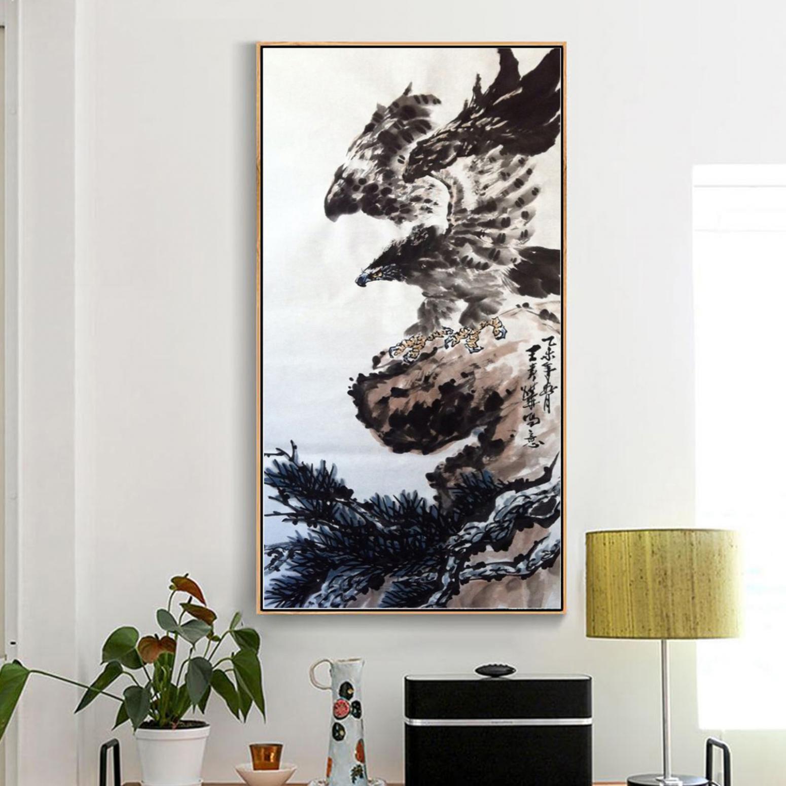 王贵烨国画作品《【蓄势待发】作者王贵烨》【图3】