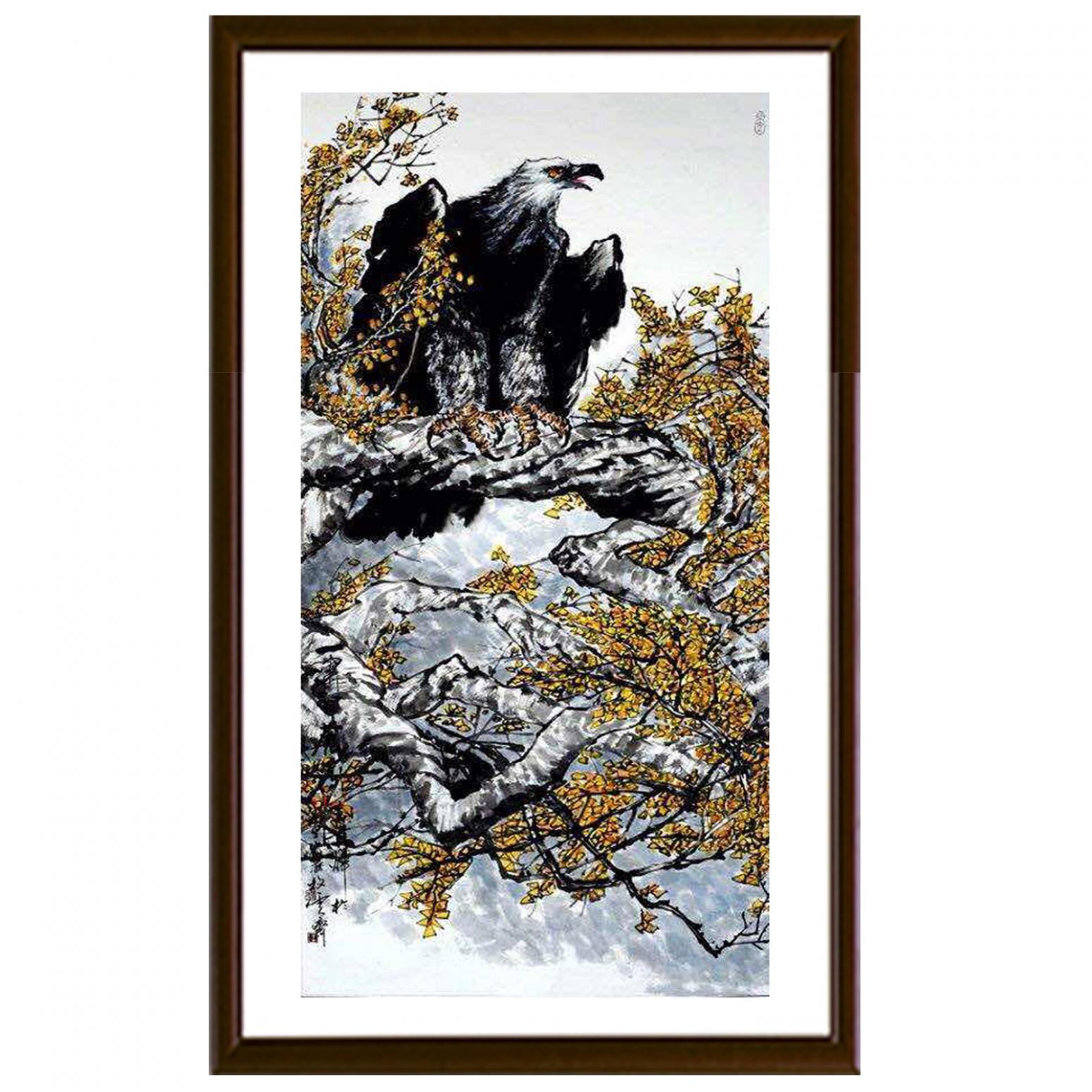 王贵烨国画作品《【栖息】作者王贵烨》【图2】