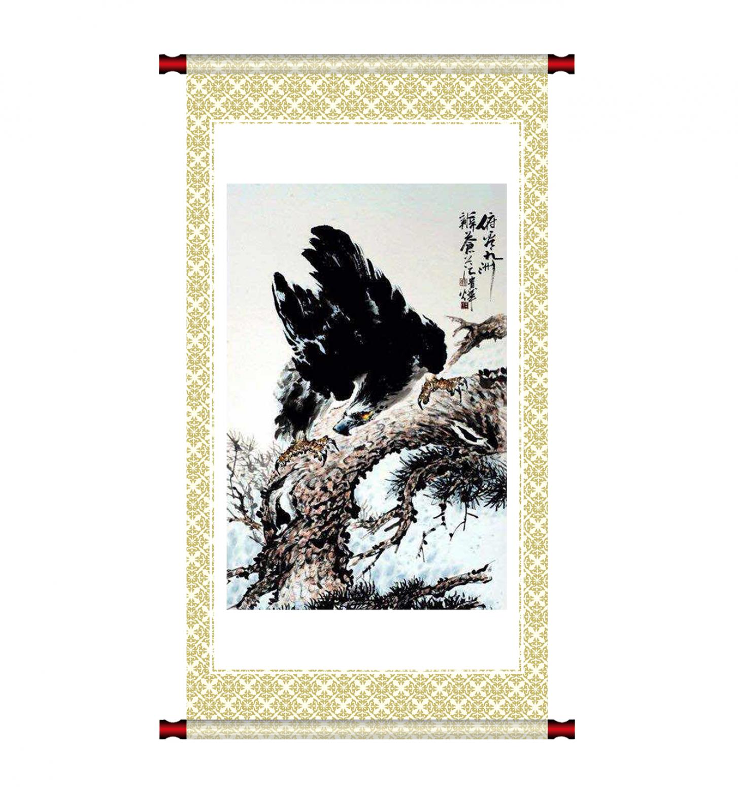 王贵烨国画作品《【俯瞰】作者王贵烨》【图1】