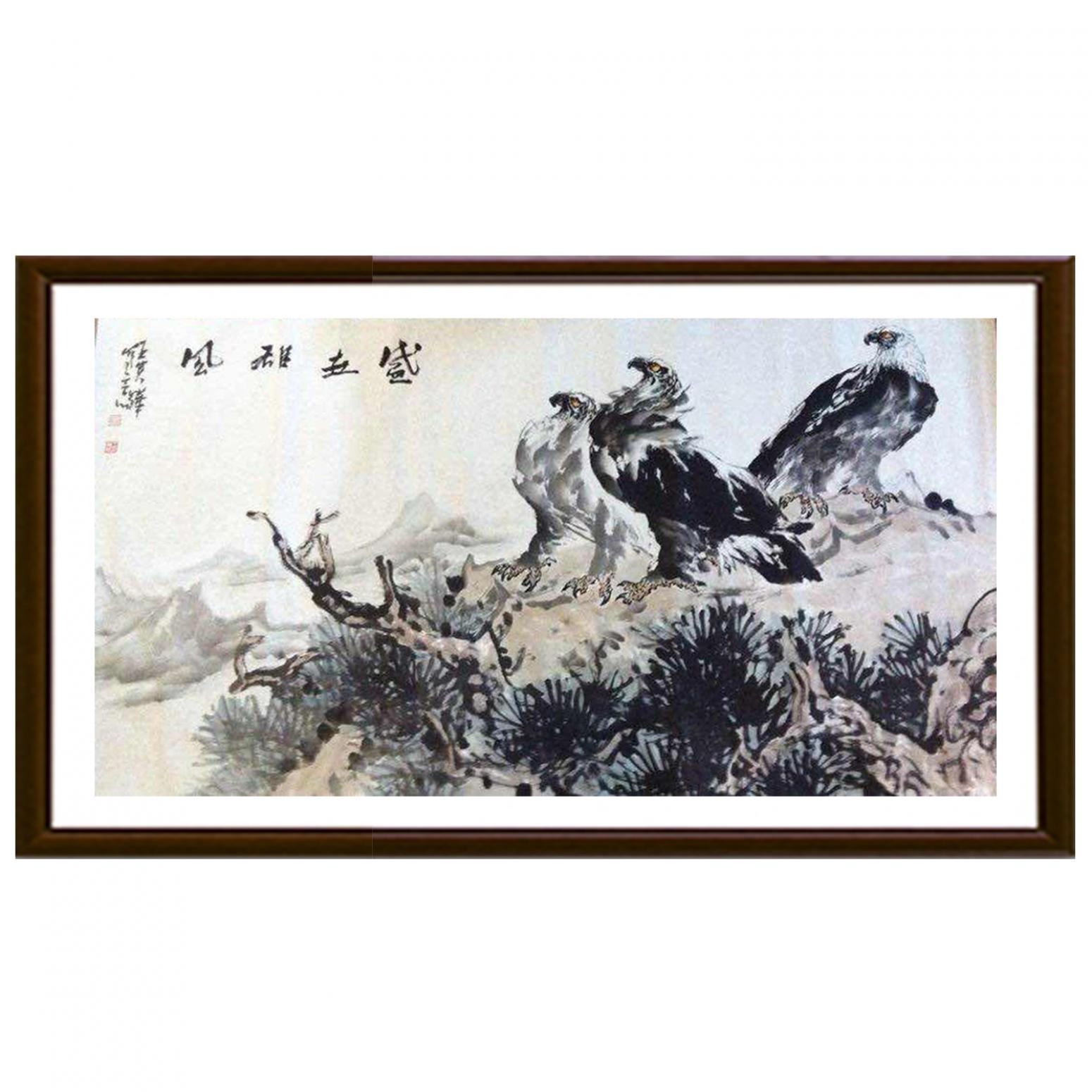 王贵烨国画作品《【雄起】作者王贵烨》【图2】