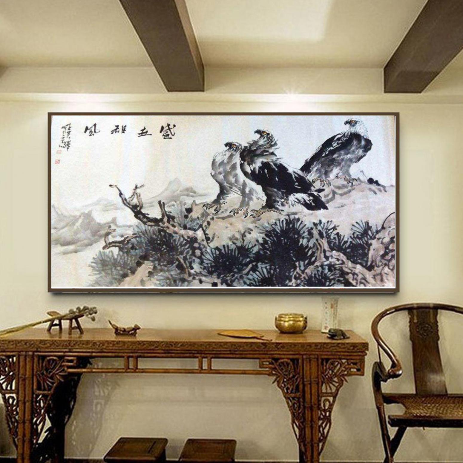 王贵烨国画作品《【雄起】作者王贵烨》【图3】