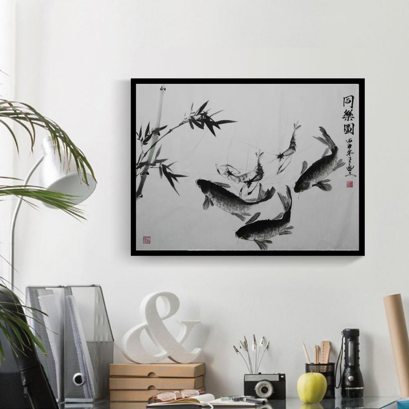 王立丰国画作品《【同乐图】作者王立丰》【图3】