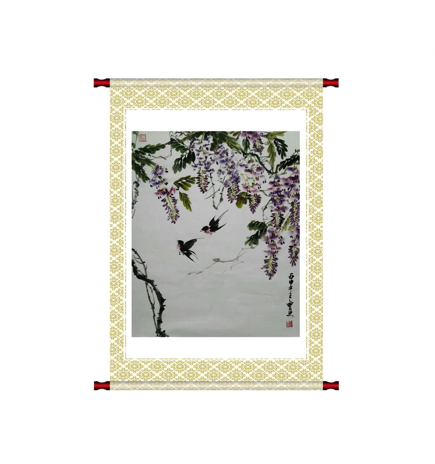 王立丰国画作品《【燕归】作者王立丰》【图1】