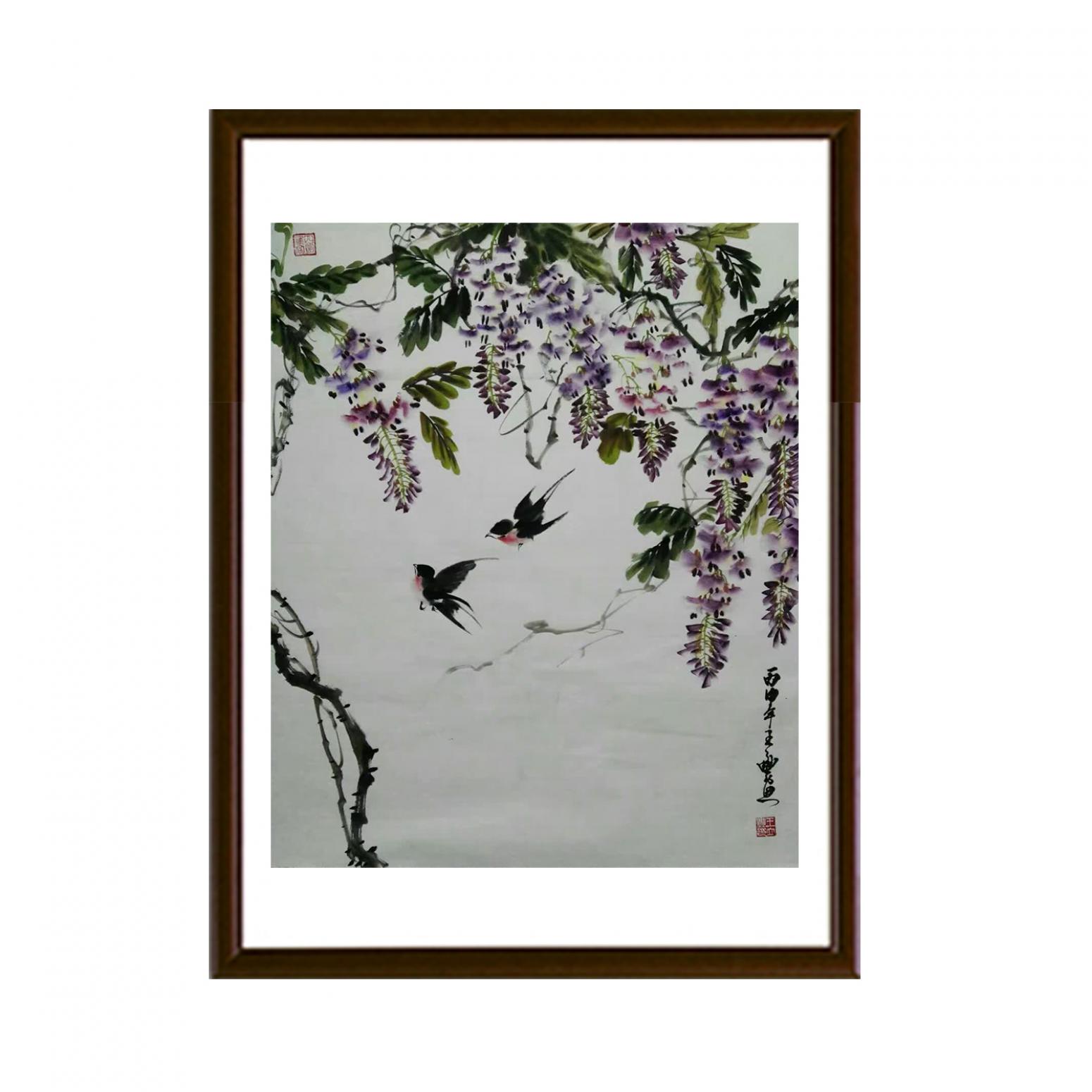 王立丰国画作品《【燕归】作者王立丰》【图2】