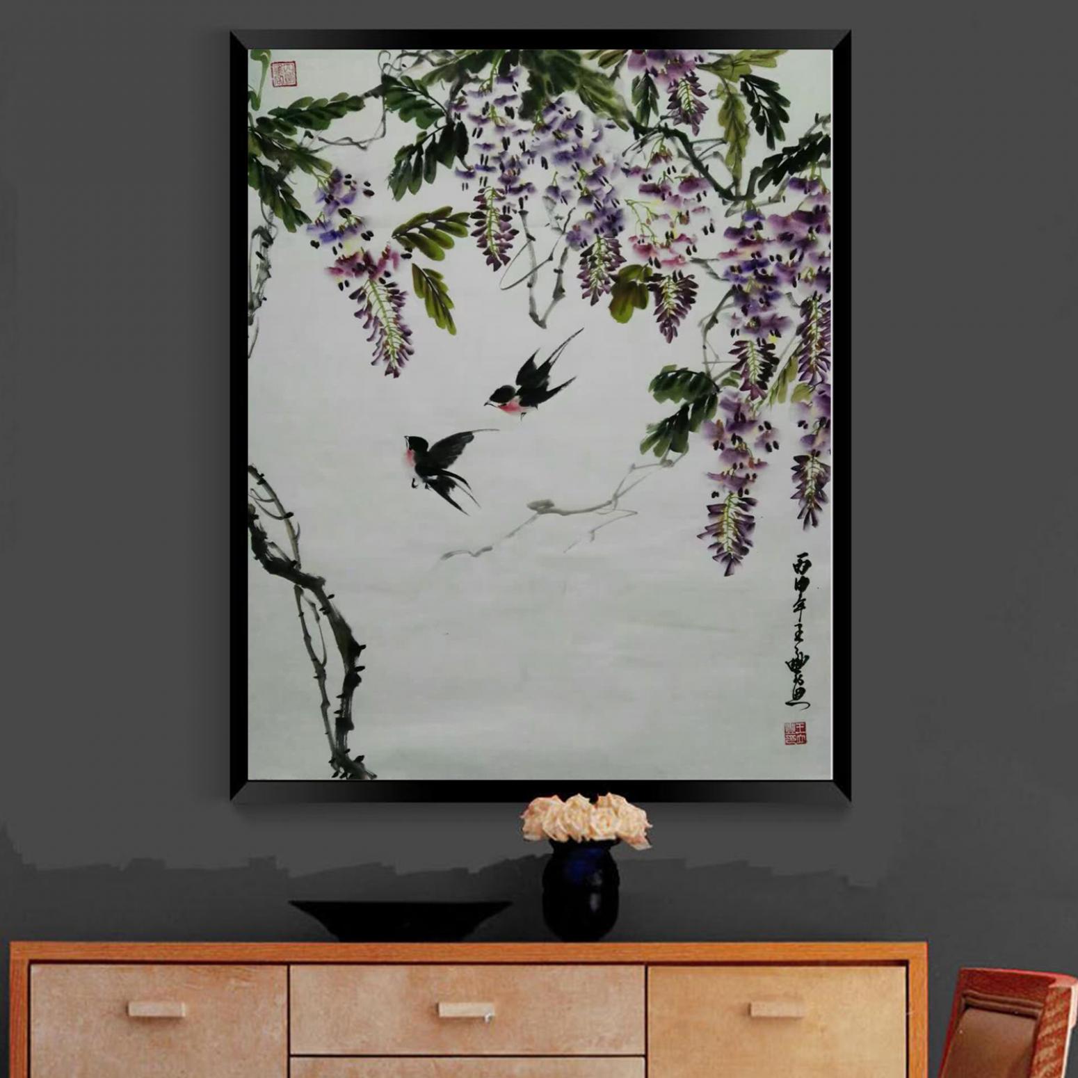 王立丰国画作品《【燕归】作者王立丰》【图3】