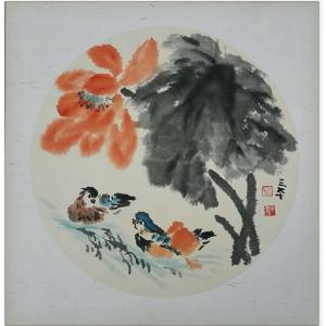 艺术品图片：艺术家伍三平国画作品名称《【花鸟1】作者伍三平》价格720.00 元