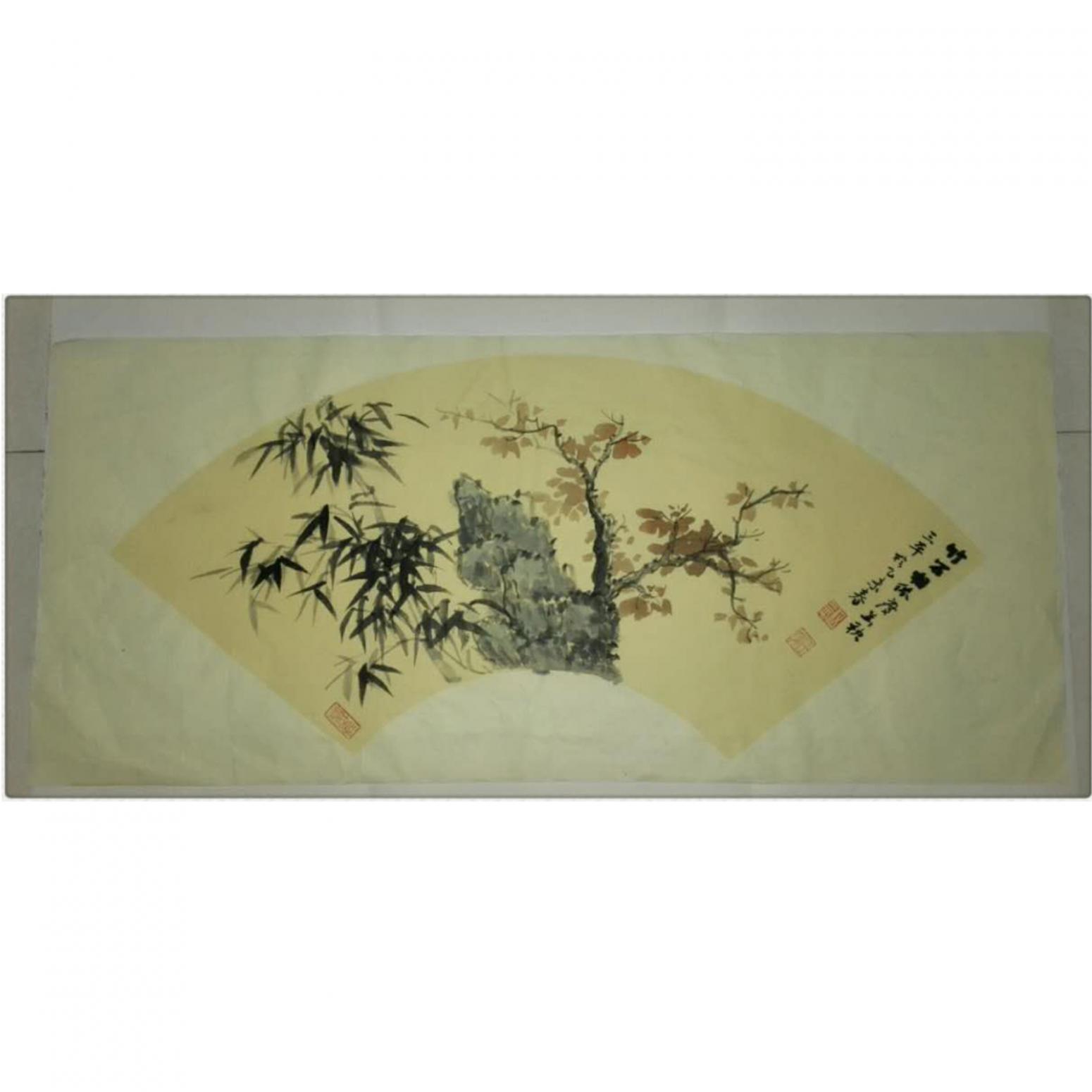 伍三平国画作品《【山水1】作者伍三平》